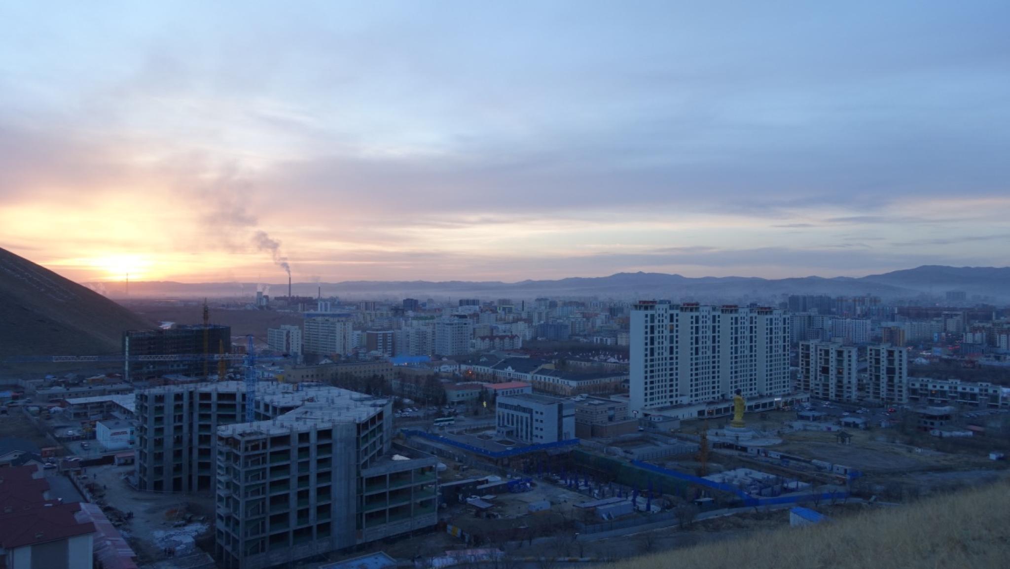 Ulaanbaatar in smog