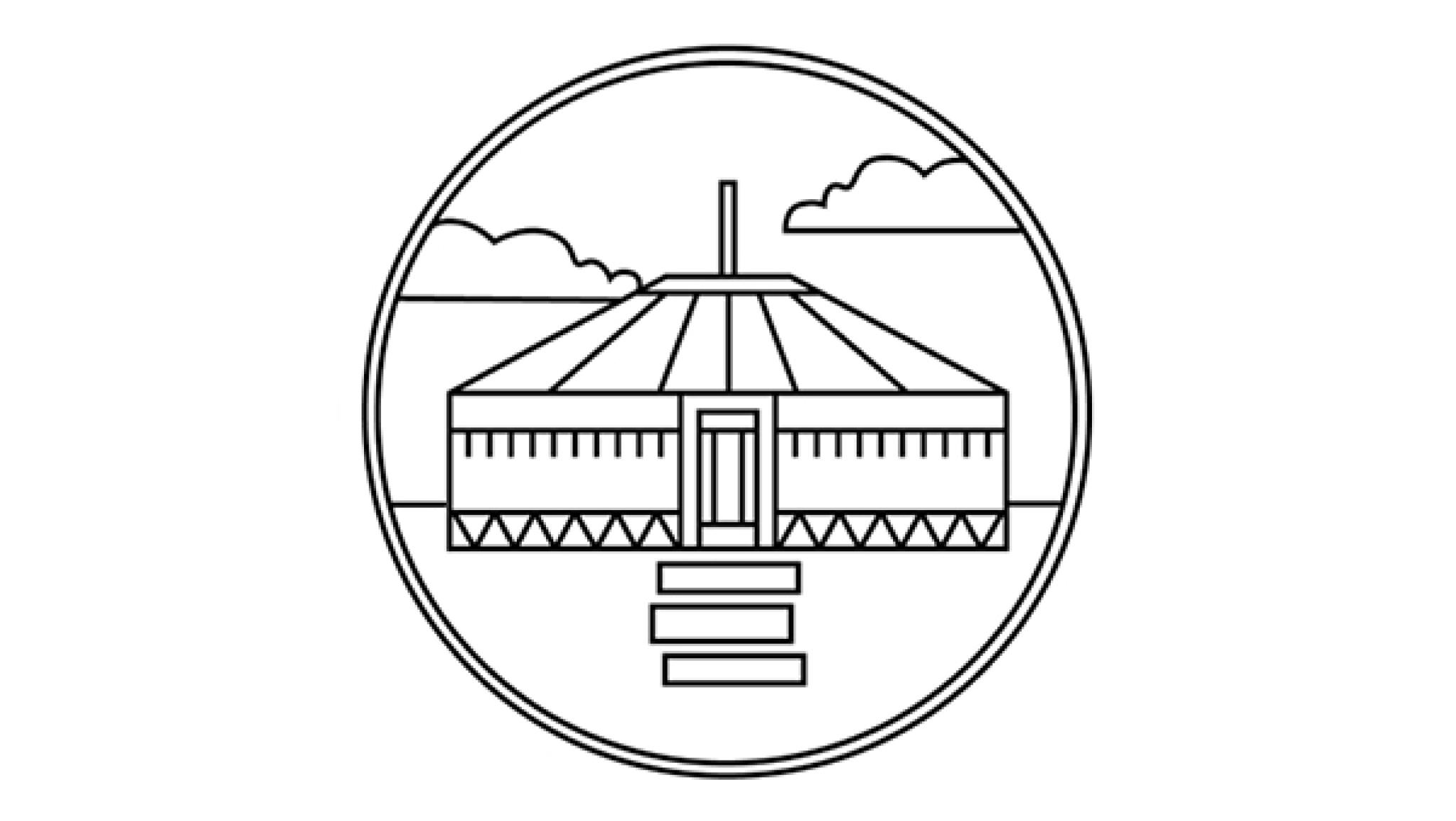 Mongolia Institute hut symbol