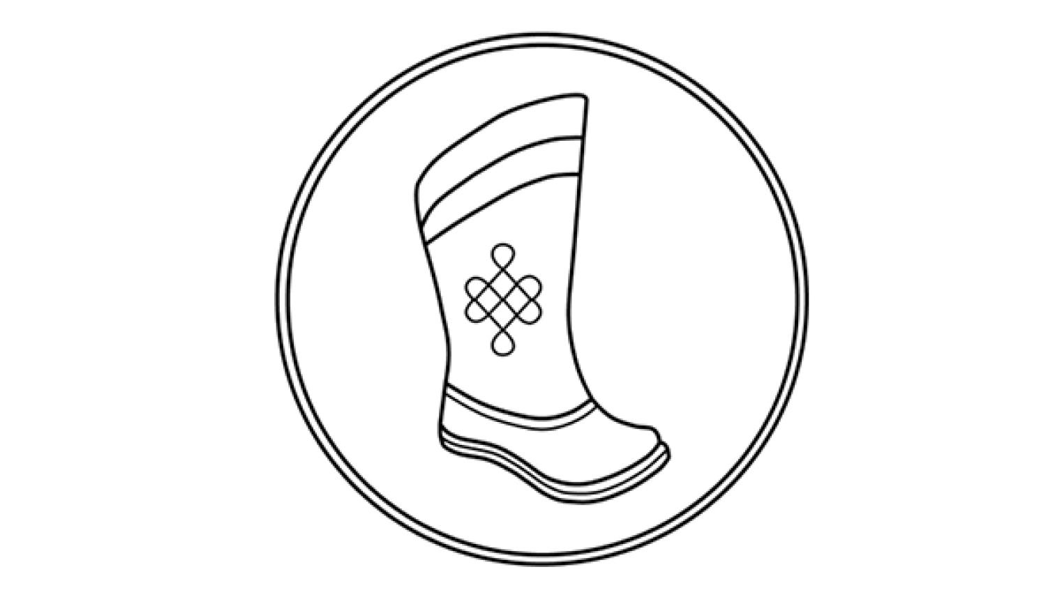 Mongolia Institute boot symbol