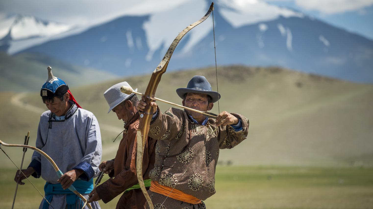 Mongolian archers (Photo by David Baxendale)